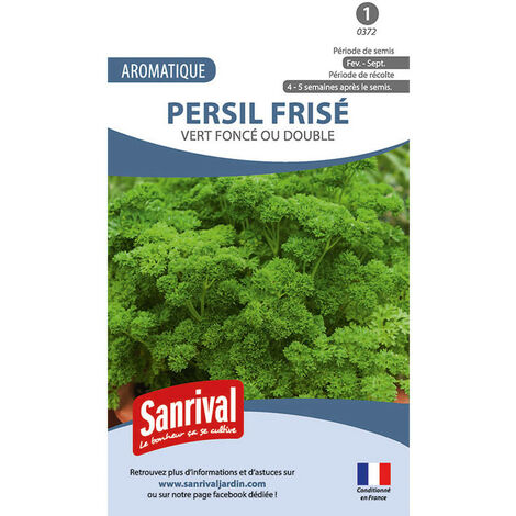 Graines Persil frisé. . Marque : Sanrival. Réf. : 0372