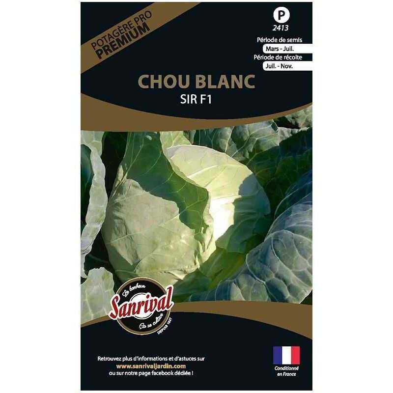 Sanrival Premium - Graines potagères premium chou Chou blanc Sir