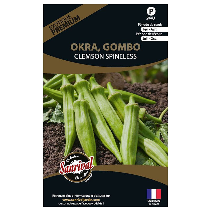 Sanrival Premium - Graines potagères premium Okra gombo