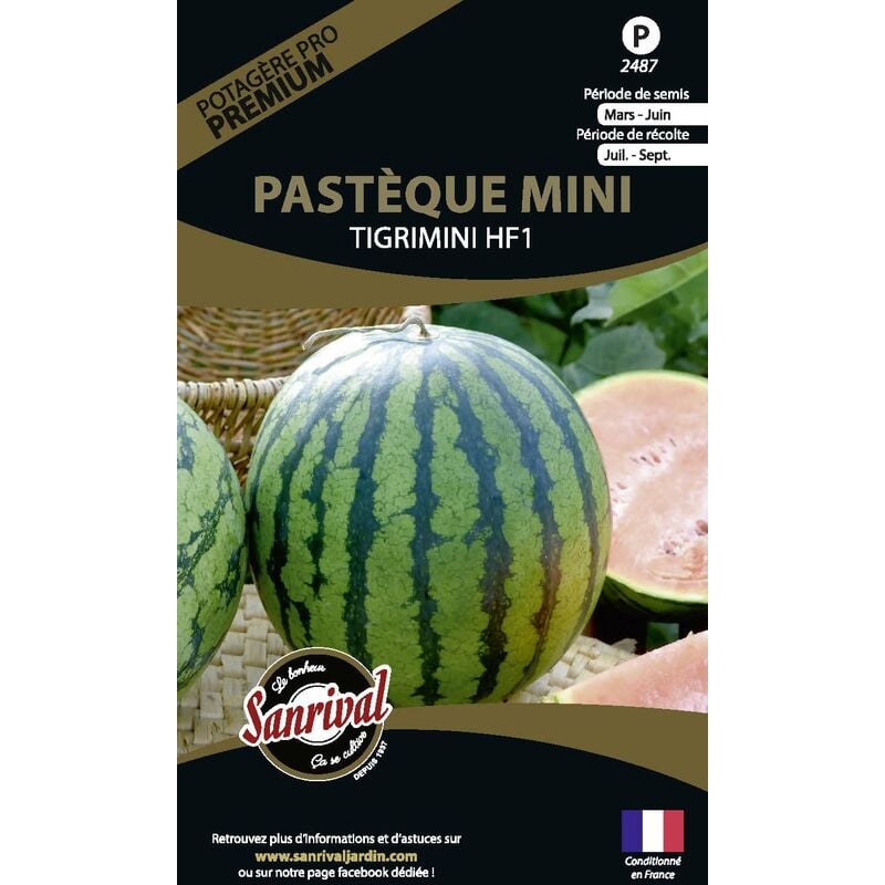 Sanrival Premium - Graines potagères premium pastèque mini tigrimini