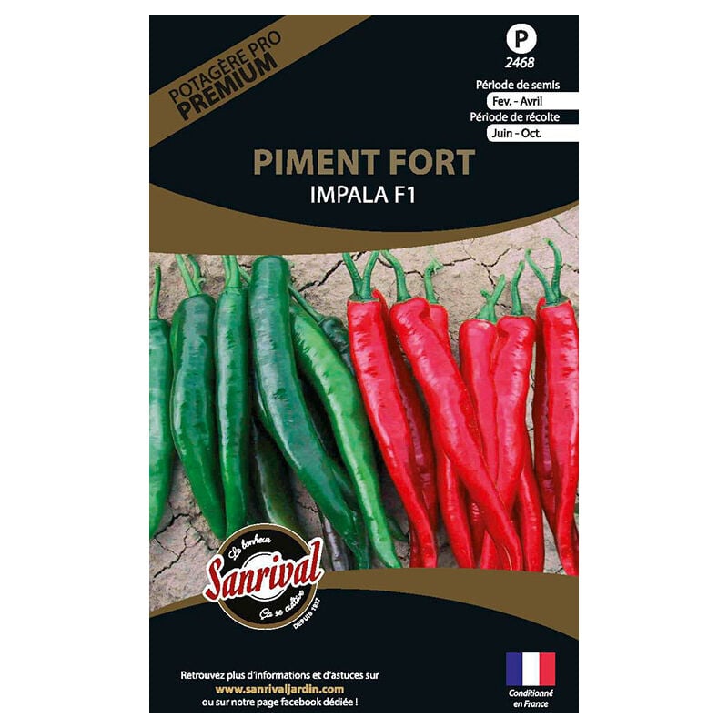 Sanrival Premium - Graines potagères premium piment Fort Impala