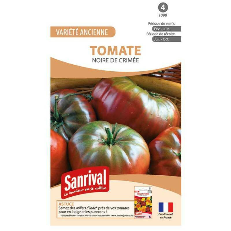 Sanrival - Graines Tomate Noire de Crimée