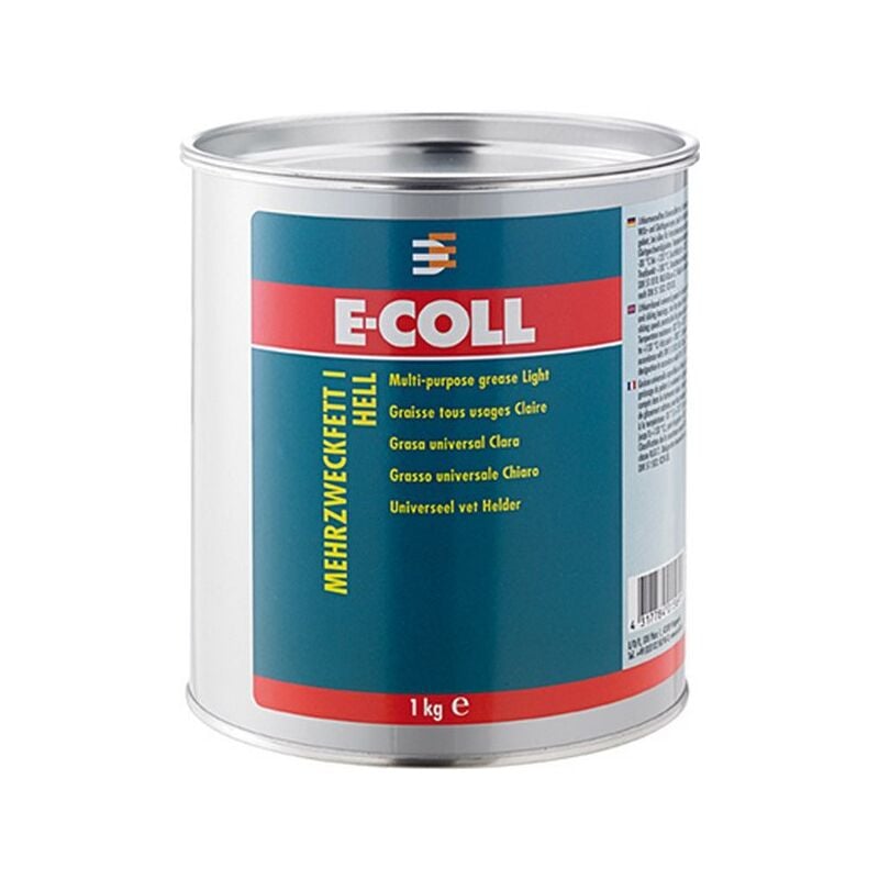 E-coll - Graisse multi-usages claire, Modèle : Pot de 1 kg (Par 10)