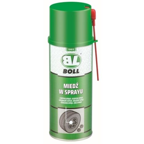 Graisse au cuivre BOLL 400 ml -40 °C à +1100 °C en spray
