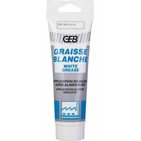 Graisse blanche GEB sans savon spécial contact alimentaire 125ml