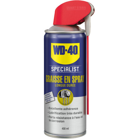 WD40 COMPANY WD40 - Graisse en spray longue durée système professionnel - aérosol de 400ml - 33217