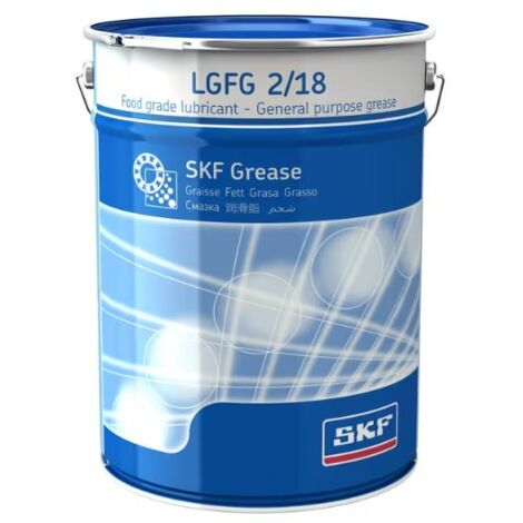 Graisse General Purpose Food Grade Grease Huile minérale SKF, Seau de 18 kg NSF ( Prix pour 1 )
