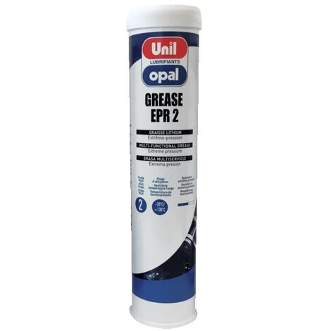 Graisse multifonction extrême pression 400g – Résistante à l'eau – Température d'emploi -20°C à +140°C – EPR2400 – Unil Opal