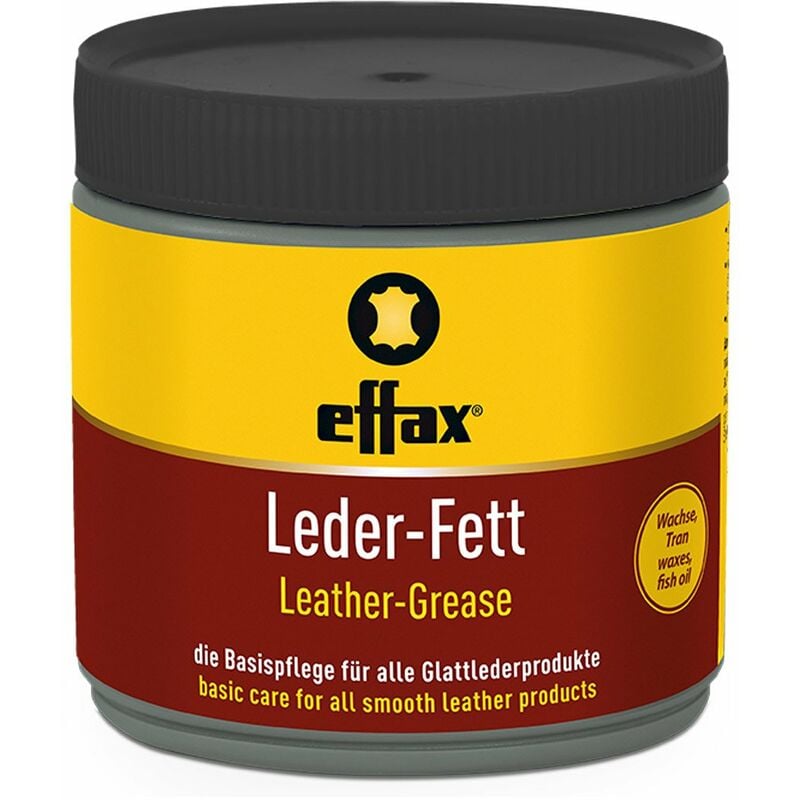 Effax - Graisse pour cuir noir effet regraissant leder fett 500 ml