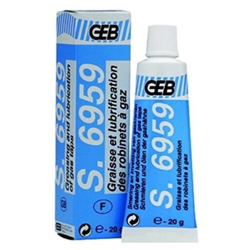 GEB - Graisse s 6959 pour robinet gaz - Etui tube 20g
