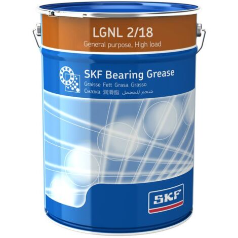 Graisse pour roulement General purpose, high load industrial bearing grease Huile minérale SKF, Seau de 18 kg ( Prix pour 1 )