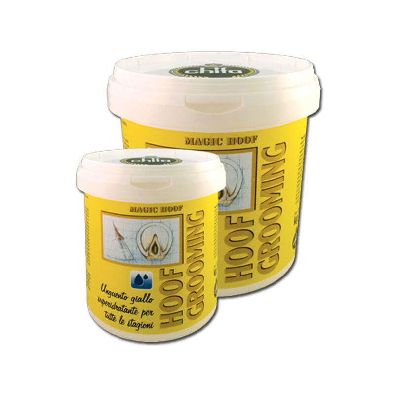 Graisse pour sabots 500 g: Hoof Grooming pommade jaune pour le sabot avec action super-hydratante