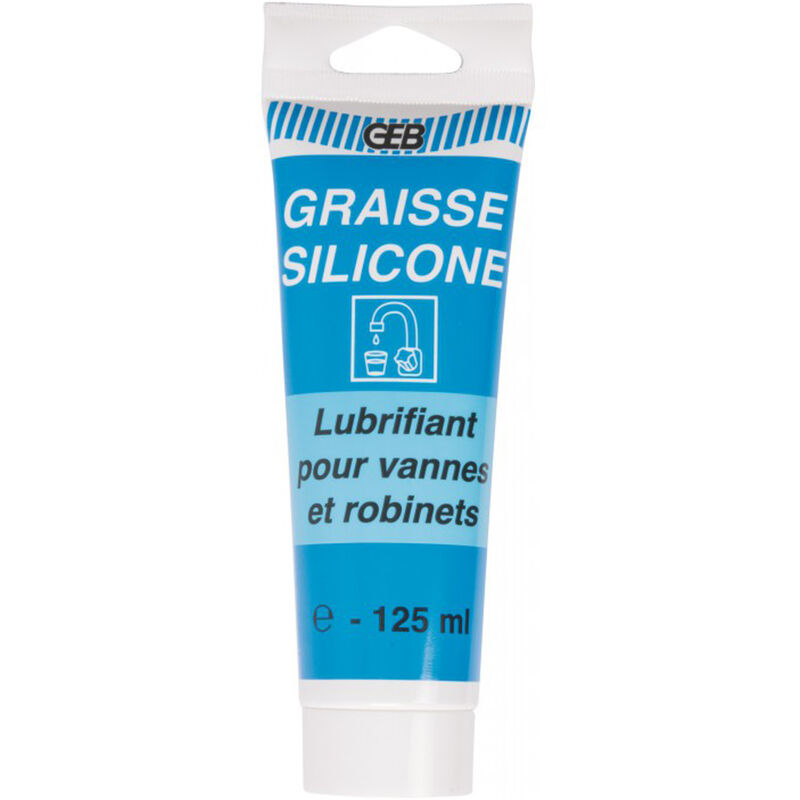 Graisse silicone tube 125ml GEB 515521 - Noir