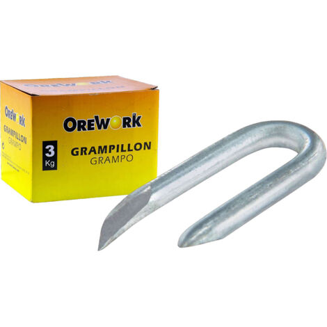 GRAMPILLON GALVANIZADO 17X25MM (KGS) - MOTOGARDEN