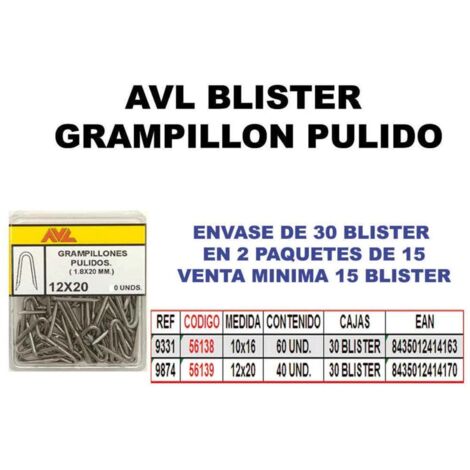 Grampillon Pulido 12x20 AVL Blister 9874