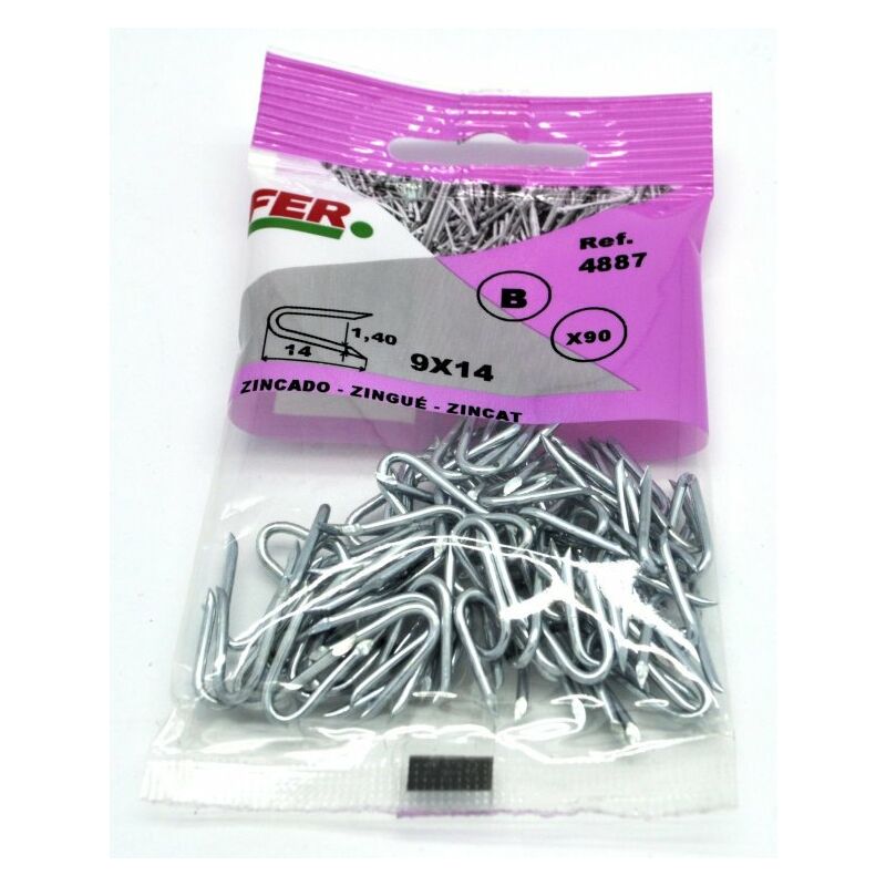 

Industrias Fer - GRAMPILLON ZINCADO 11X18 BLISTER