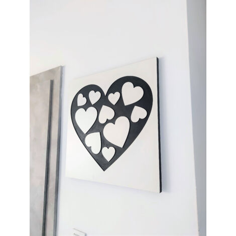 Gran corazón para el muro - TraffiHeart Premium