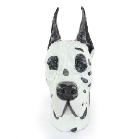 Gran Danés II - busto de perro, cabeza de perro grande para el jardín, decoración única de la sala de estar de la marca Art-Dog
