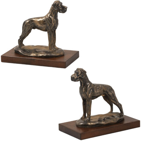 Gran danés II: estatuilla de perro, figura de oficina, trofeo para una exposición de perros de Art-Dog
