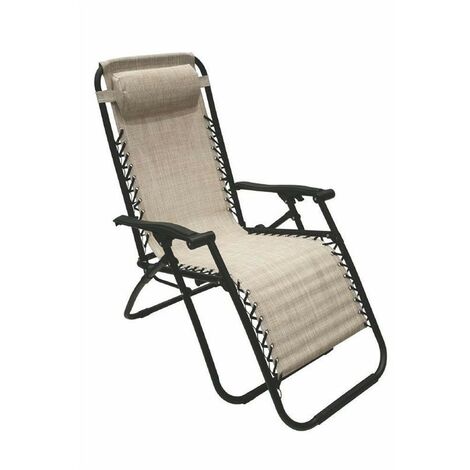 BAKAJI Sedia A Sdraio Pieghevole Sedia Relax da Giardino Sedia Sdraio Campeggio Camping Outdoor con Poggiapiedi e Poggiatesta Imbottito con Cuscino Sedia Sdraio Prendisole Relax Colore Blu