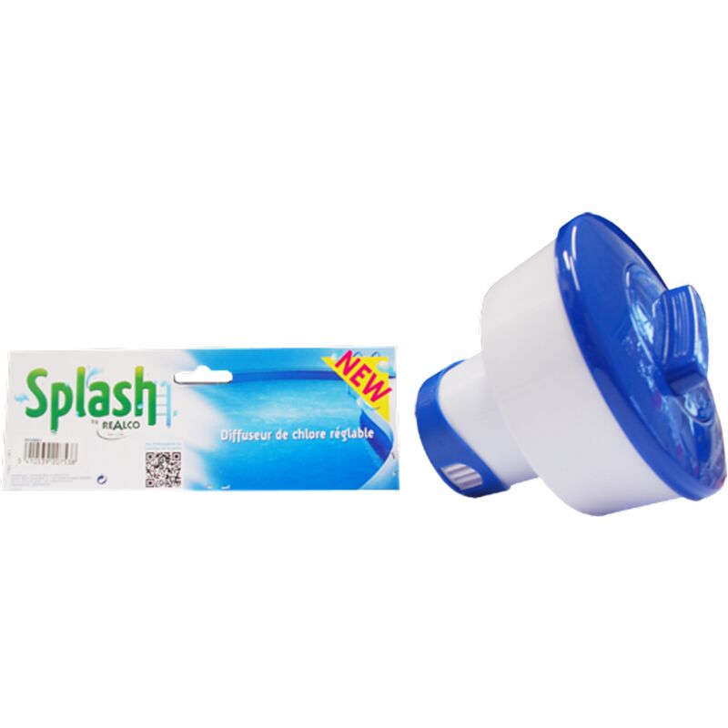 

Gran 200gr difusor flotante - Bleu et blanc - Splash