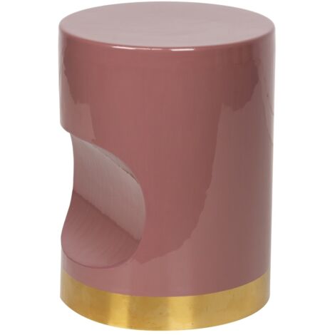 Granat Metallhocker 30X30X40 cm