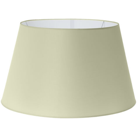 Abat-jour textile couleur crème 400mm x 290mm conique