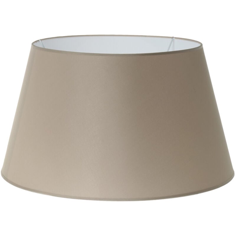 Grand abat jour conique marron clair 40 cm