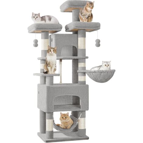 Grand Arbre à Chat, XL Tour de Jeux pour Chats Intérieur