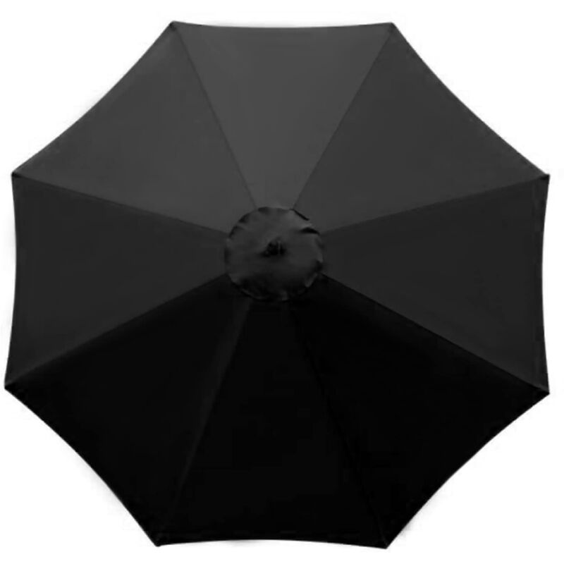 Ymyny - Grand auvent de rechange pour parasol de terrasse de 3 m à 8 baleines pour table d'extérieur, parasol de marché de rechange