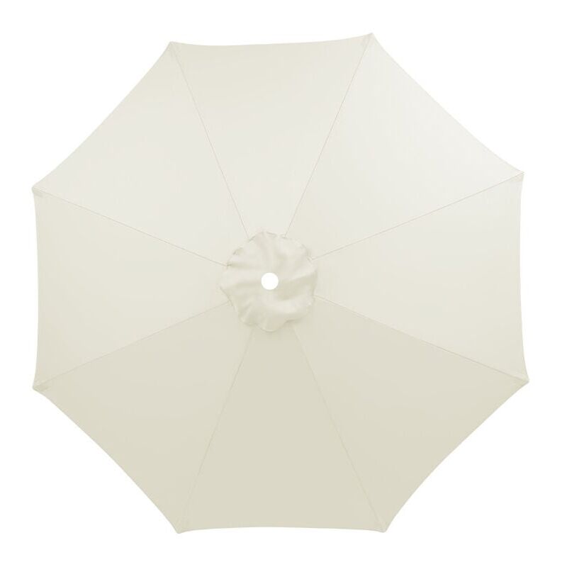 XVX - Grand auvent de rechange pour parasol de terrasse de 3 m à 8 baleines pour table d'extérieur, parasol de marché de rechange pour cour, jardin,