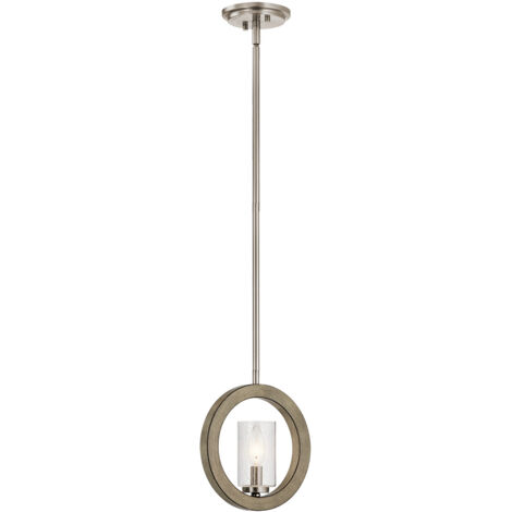 Grand Bank Kichler Applique Murale/ Mini-Suspension/ Semi-Encastrée Gris Antique