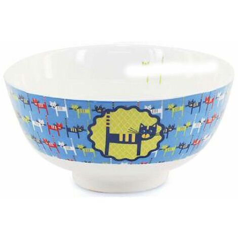 Grand bol Chat - Turquoise