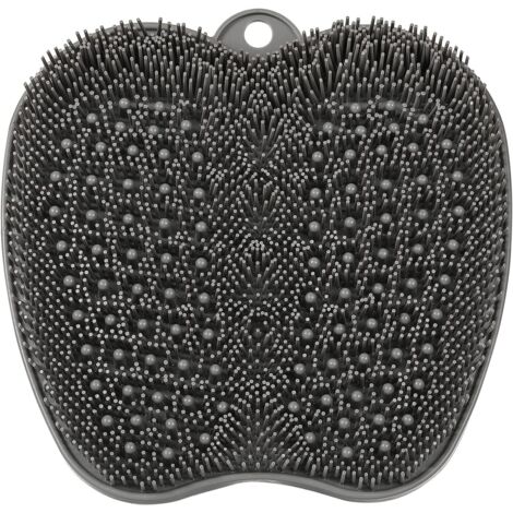 Grand Brosse Pieds Douche, Foot Scrubber Douche - Nettoie, Exfolie, Masse vos Pieds Sans se pencher, Circulation du Pied et Soulage Les Pieds Fatigués, avec Ventouses Antidérapantes(30 x 23cm)