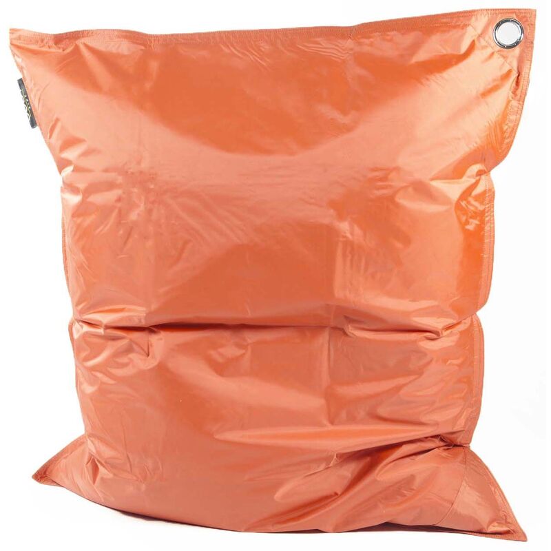 Jardindeco - Grand coussin uni Maxi Orange Lave