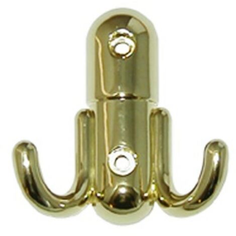 Grand crochet double zamak laitonné CADAP CR007 1A