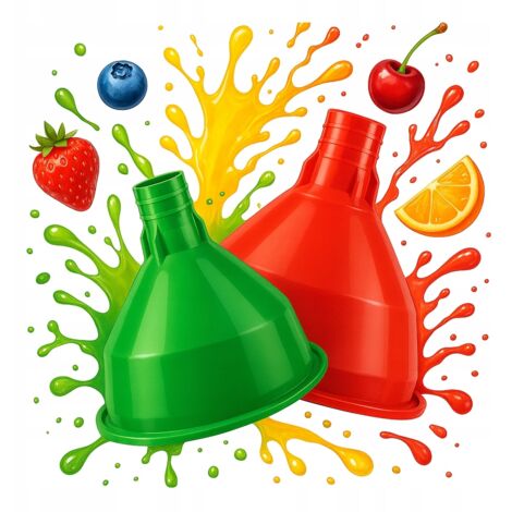 Grand entonnoir en plastique pour bonbonnes, dame-jeannes, vin, alcool, jus, boissons maison