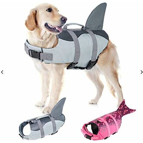 Grand Gilet De Sauvetage Pour Chien, Gilets De Sauvetage Pour Chien Pour La Natation, Maillot De Bain Flottant
