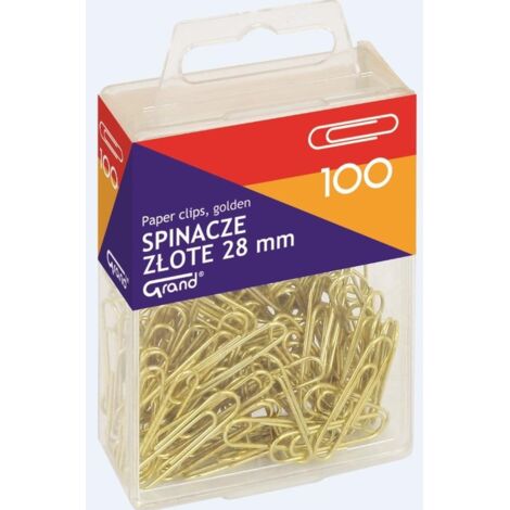 GRAND Graffette dorate 100 pezzi - ufficio, scuola