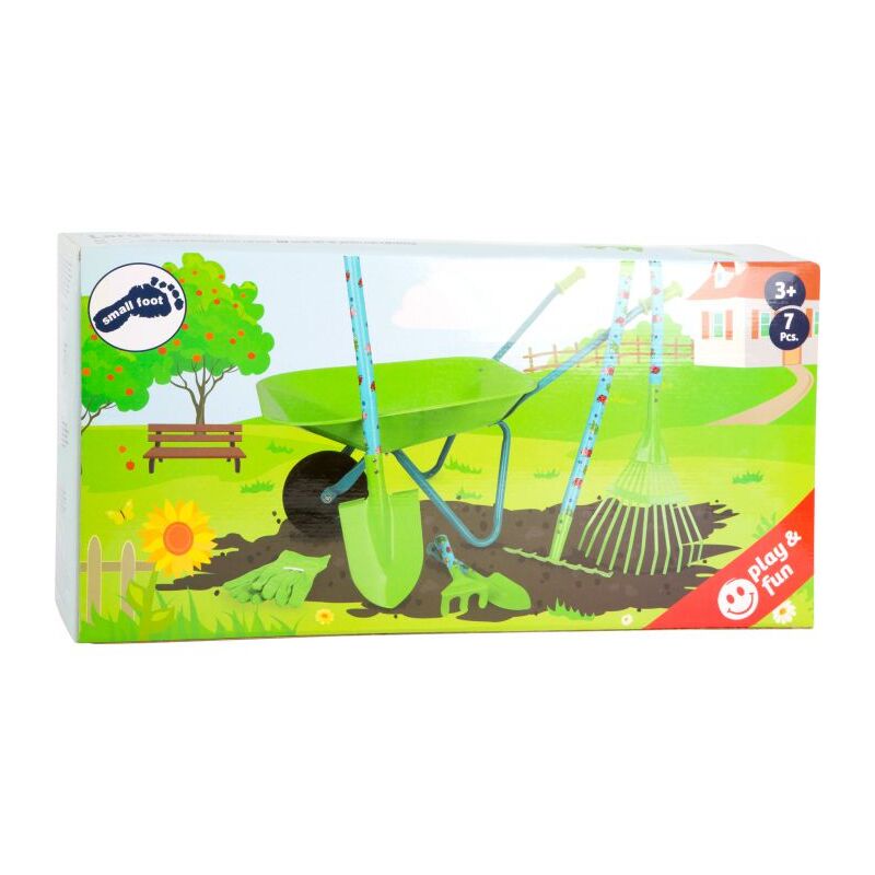 Grand kit de jardin avec brouette (pour enfants)