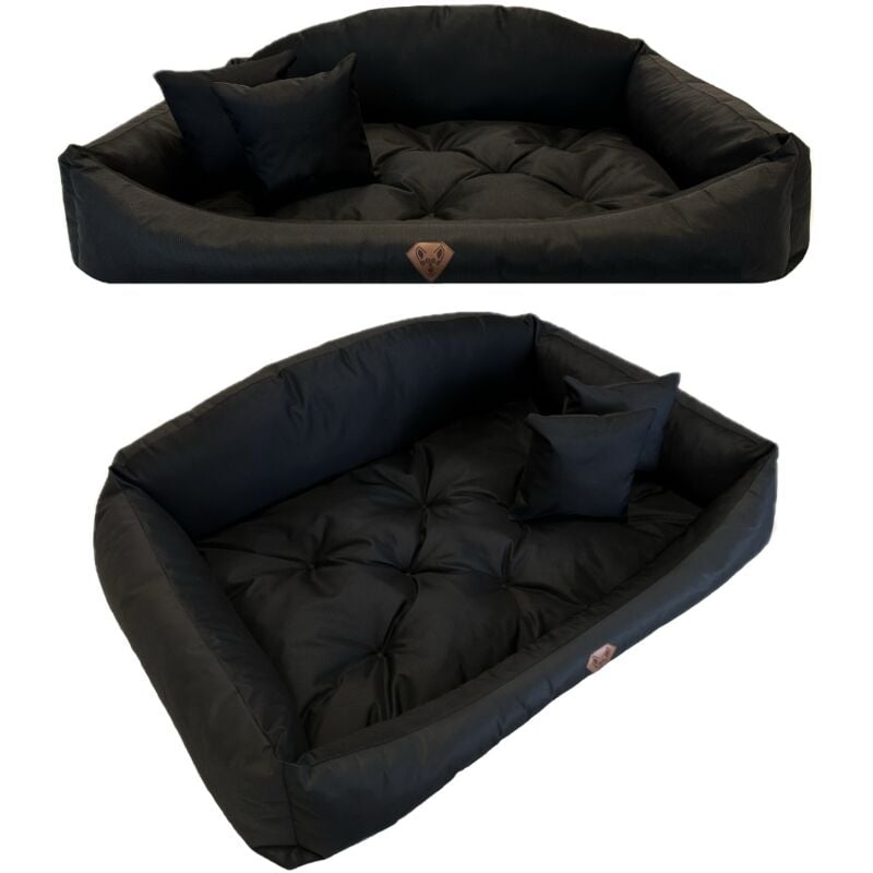 Grand lit canapé parc pour chien 130x105 Dogs4life GIANT BREED XL