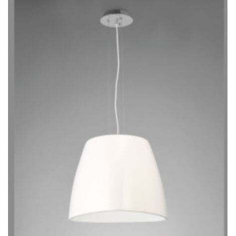 Grand Lustre Blanc Loft Eggo