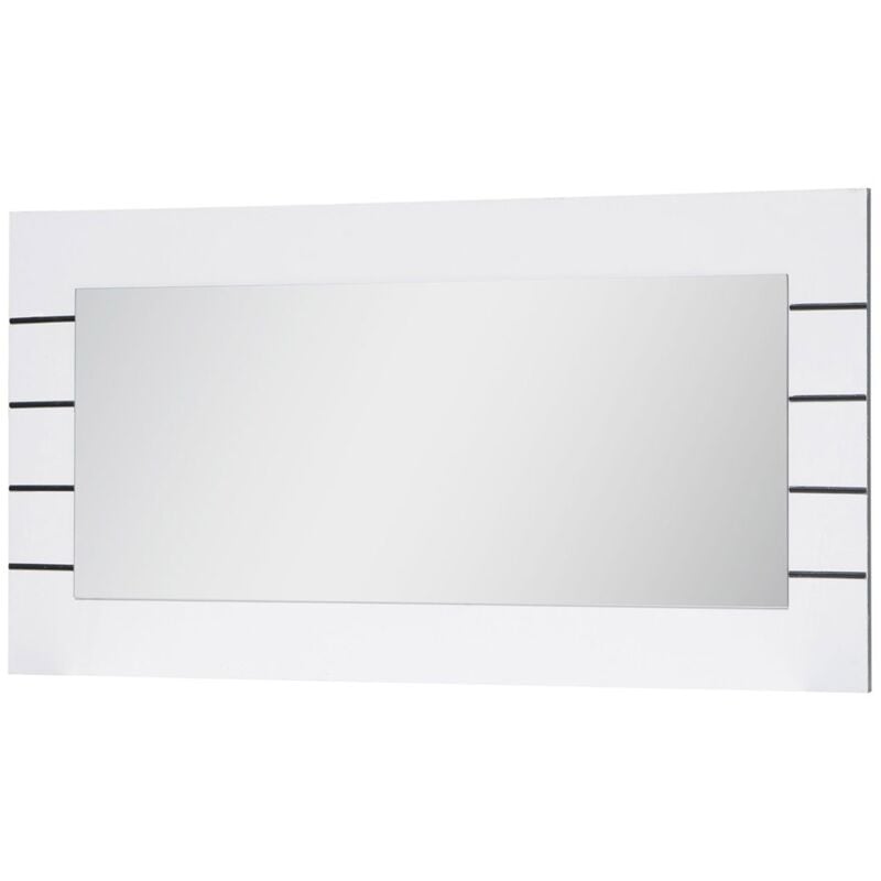 Grand miroir blanc 120x60 cm – Collection lina