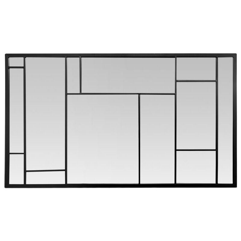 Grand miroir artiste noir 80x140cm