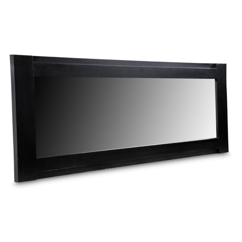 Grand miroir - Bois-MDF - Noir - Décoration d'Autrefois