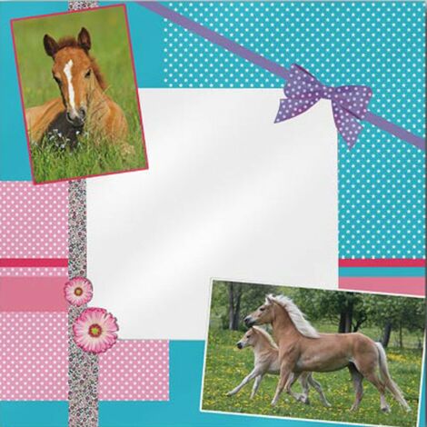 Grand miroir chevaux