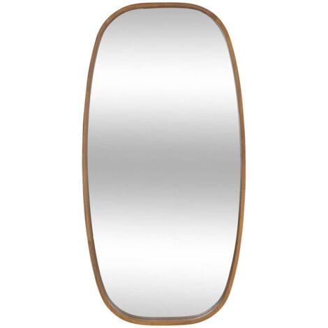Miroir ovale Jasna bois 113x57cm - Atmosphera créateur d'intérieur