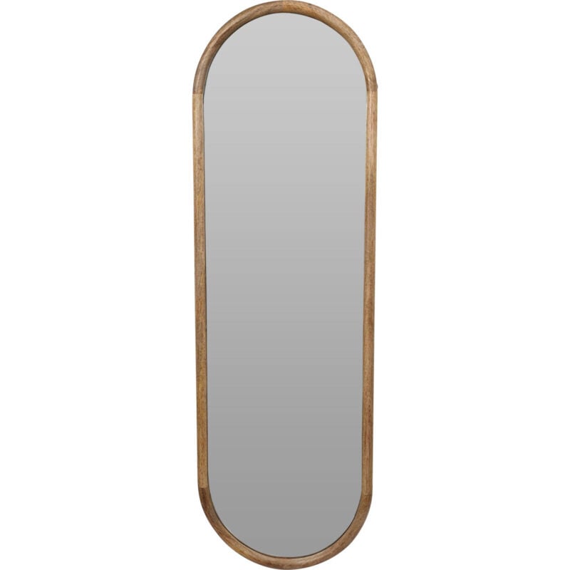 Home Styling - Grand miroir mural dans un cadre en bois, 36 x 2,5 x 115 cm.