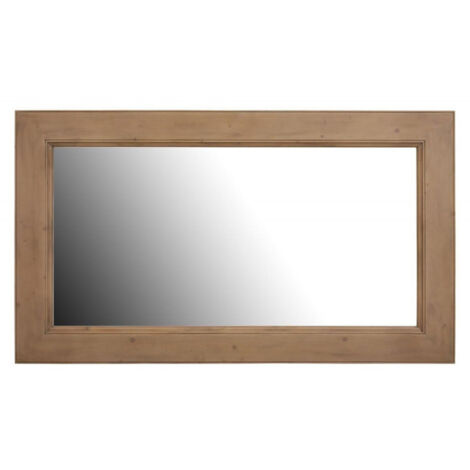 Grand miroir rectangulaire - Bois - Beige - Interior's