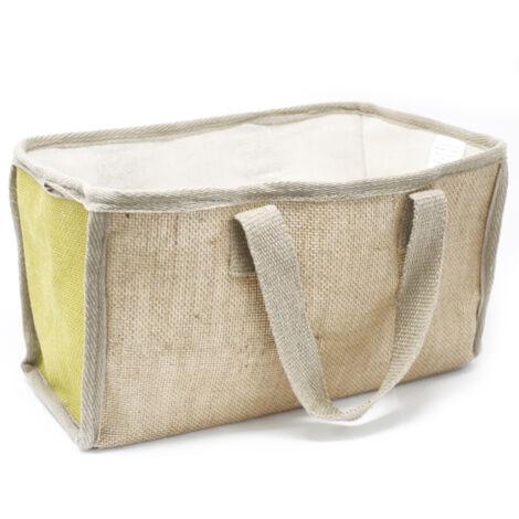 Grand Panier de Courses - 33x18x20cm - Olive- Vendu par 1